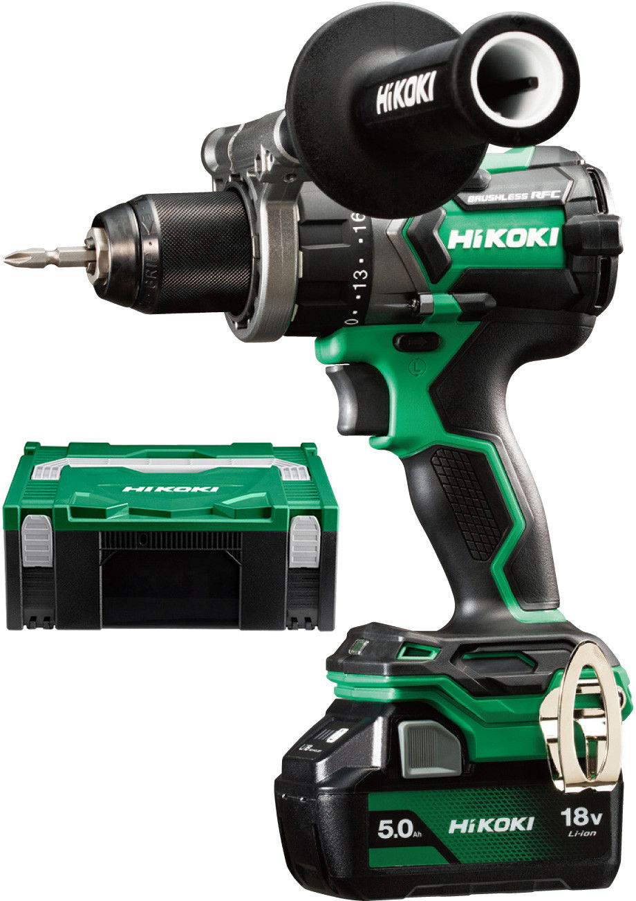 HiKoki DV18DC-WPZ akkus ütvefúró-csavarozó (2 x 5.0 Ah Li-ion akkuval, Hitbox kofferben) termék fő termékképe