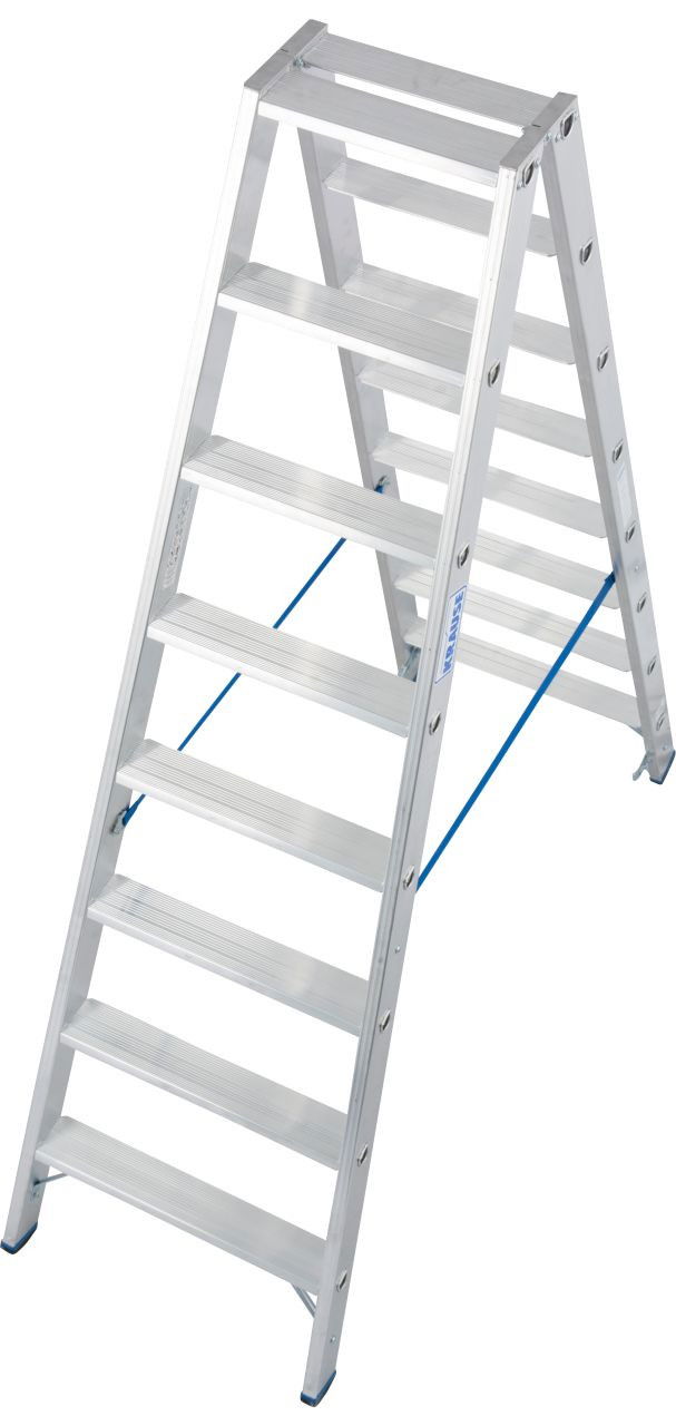 Krause STABILO Professional két oldalon járható lépcsőfokos állólétra, 2x8 fokos termék fő termékképe