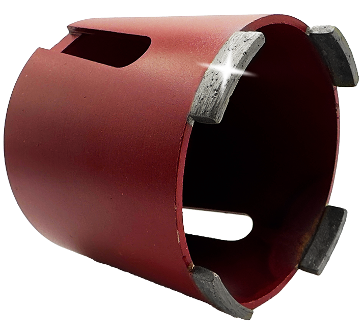 Abraboro Komplett gyémántszemcsés dobozfúró (koronafúró) SDS-plus befogással, Ø 82 mm termék fő termékképe