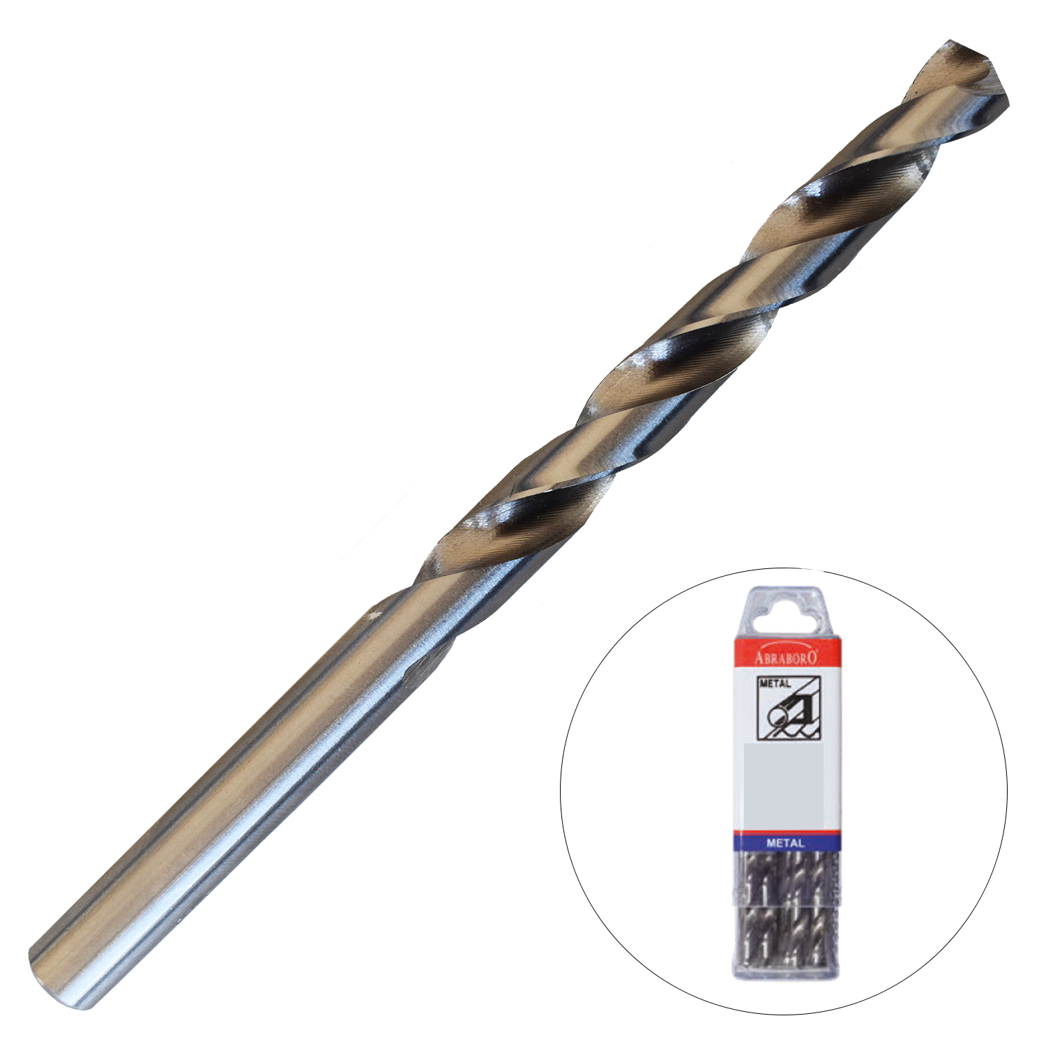 Abraboro 7.7 x 117 / 75 mm HSS-GS fémfúró X-Pack, 10 db/csomag termék fő termékképe