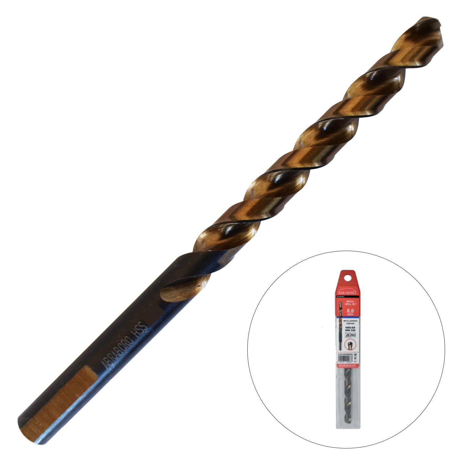 Abraboro 7.5 x 109 / 69 mm MULTISPEED HSS-GS fémfúró háromszög szárral, EV-Pack termék fő termékképe