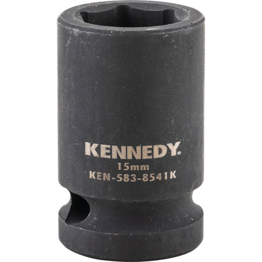 KENNEDY 15 mm erősített dugókulcs 1/2" -os meghajtóval termék fő termékképe