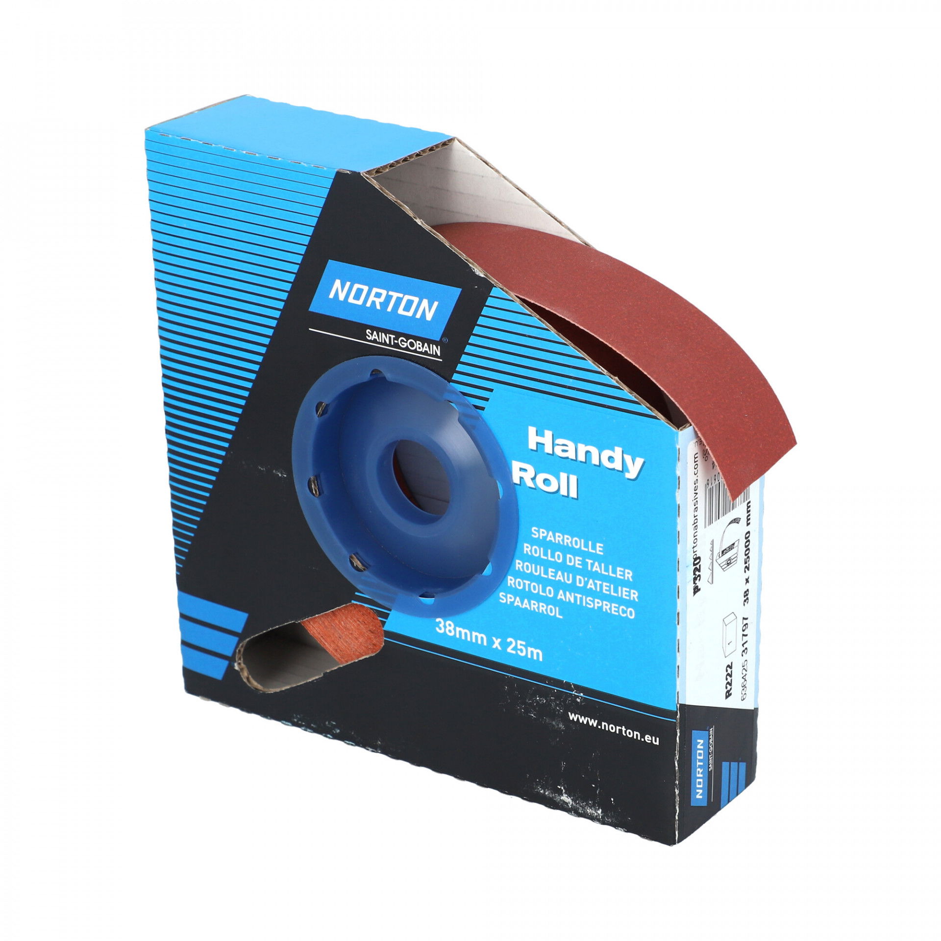 Norton R222 csiszolóvászon műhelytekercs 38mmx25m P320 termék fő termékképe