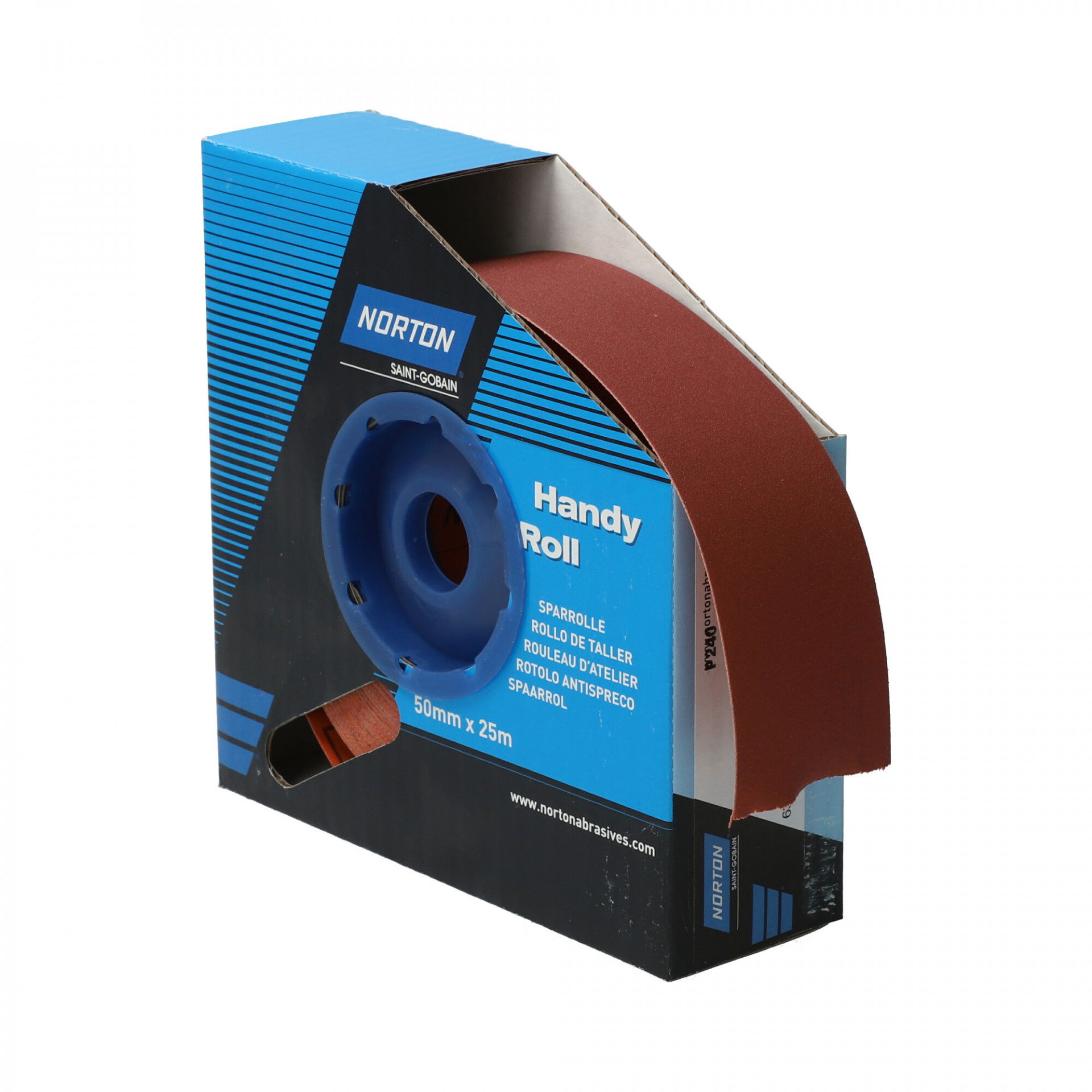 Norton R222 csiszolóvászon műhelytekercs 50mmx25m P240 termék fő termékképe