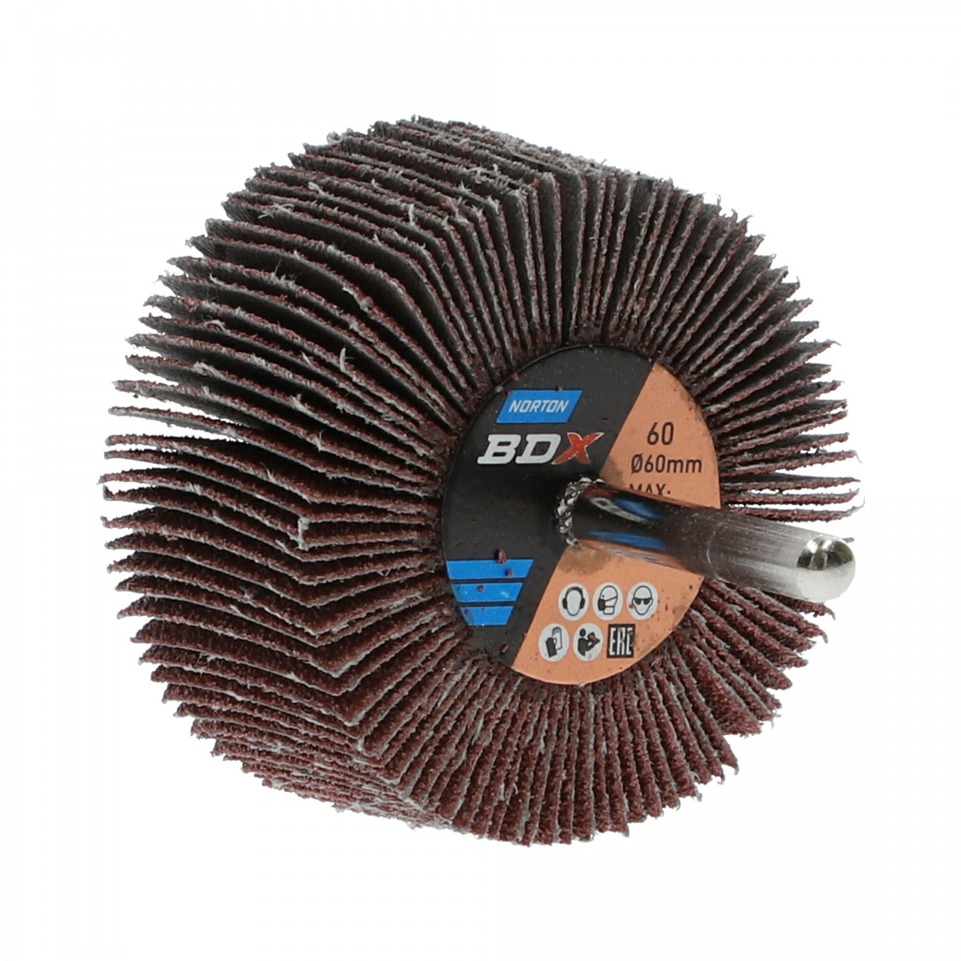 Norton Metal R207Plus csapos lamellás csiszolókorong Ø60x30x6mm P60, 10 db/csomag termék fő termékképe