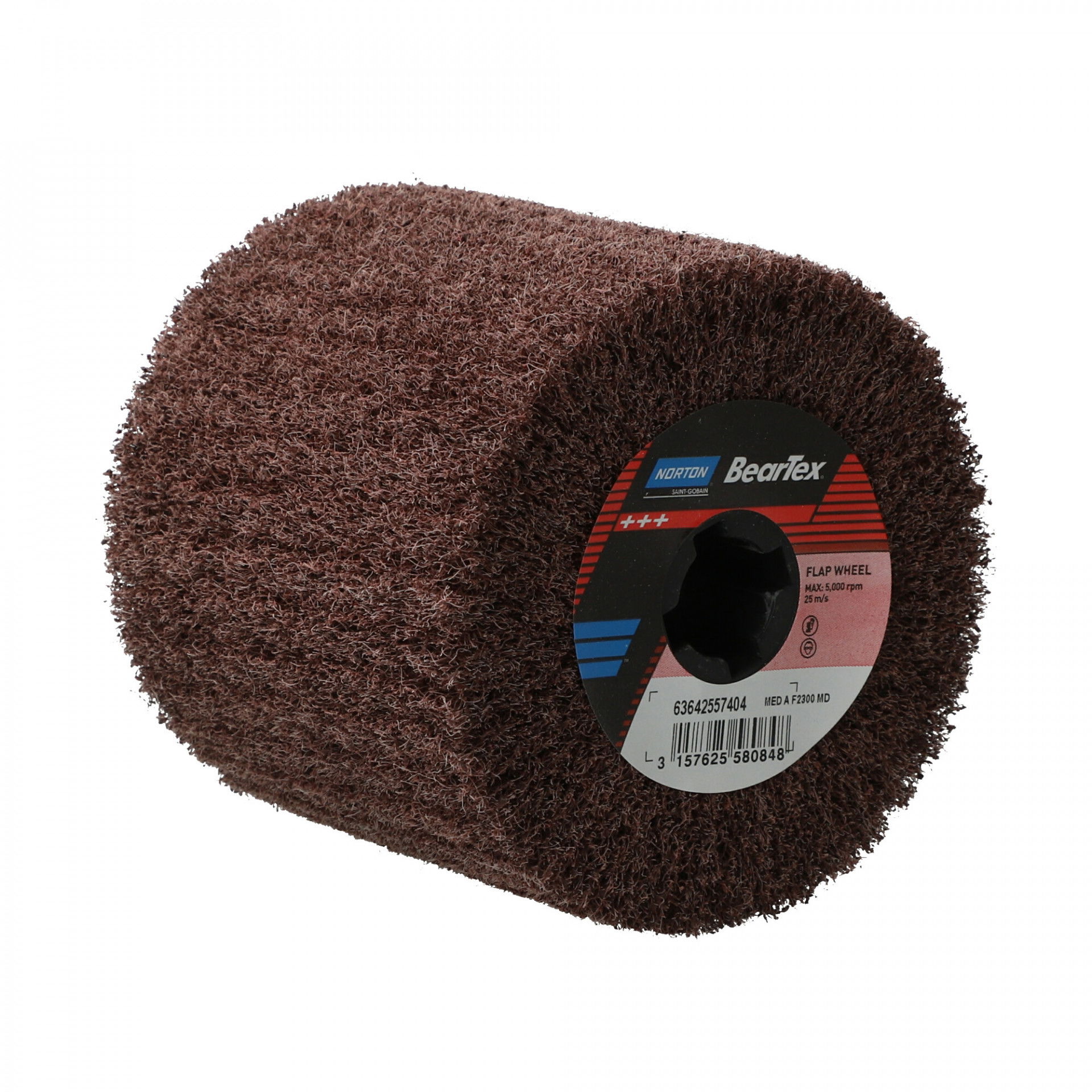 Satinex Beartex lamellás rost csiszolókorong Ø110x100x19mm Medium A termék fő termékképe