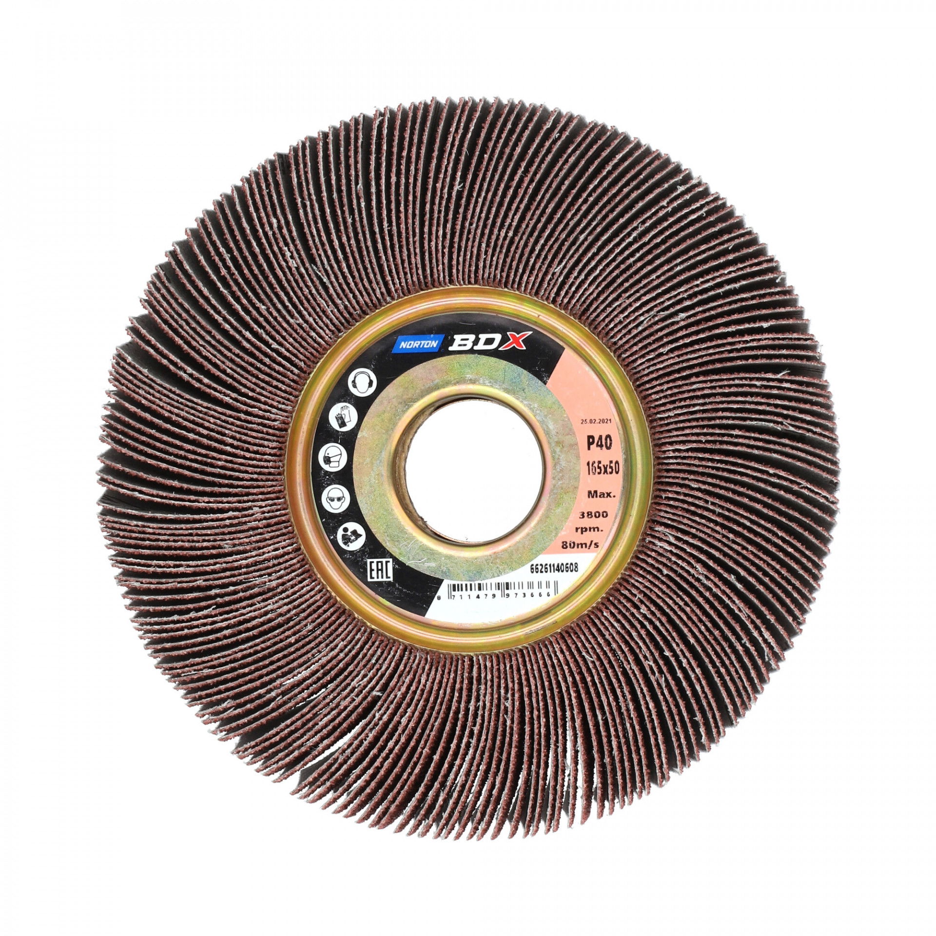 Norton R207Plus szaturnusz lamellás csiszolókorong Ø165x25x32mm P320 termék fő termékképe