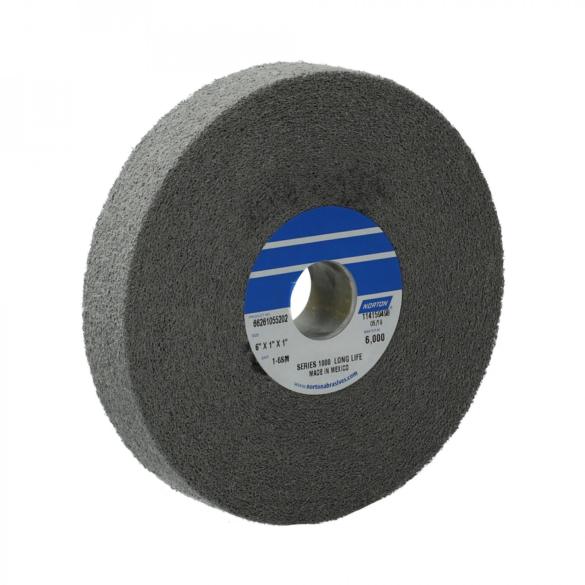 Norton Rapid Finish Series 1000 Long Life rost csiszolókorong 150x25x25mm Medium 6 SiC, 3 db/csomag termék fő termékképe