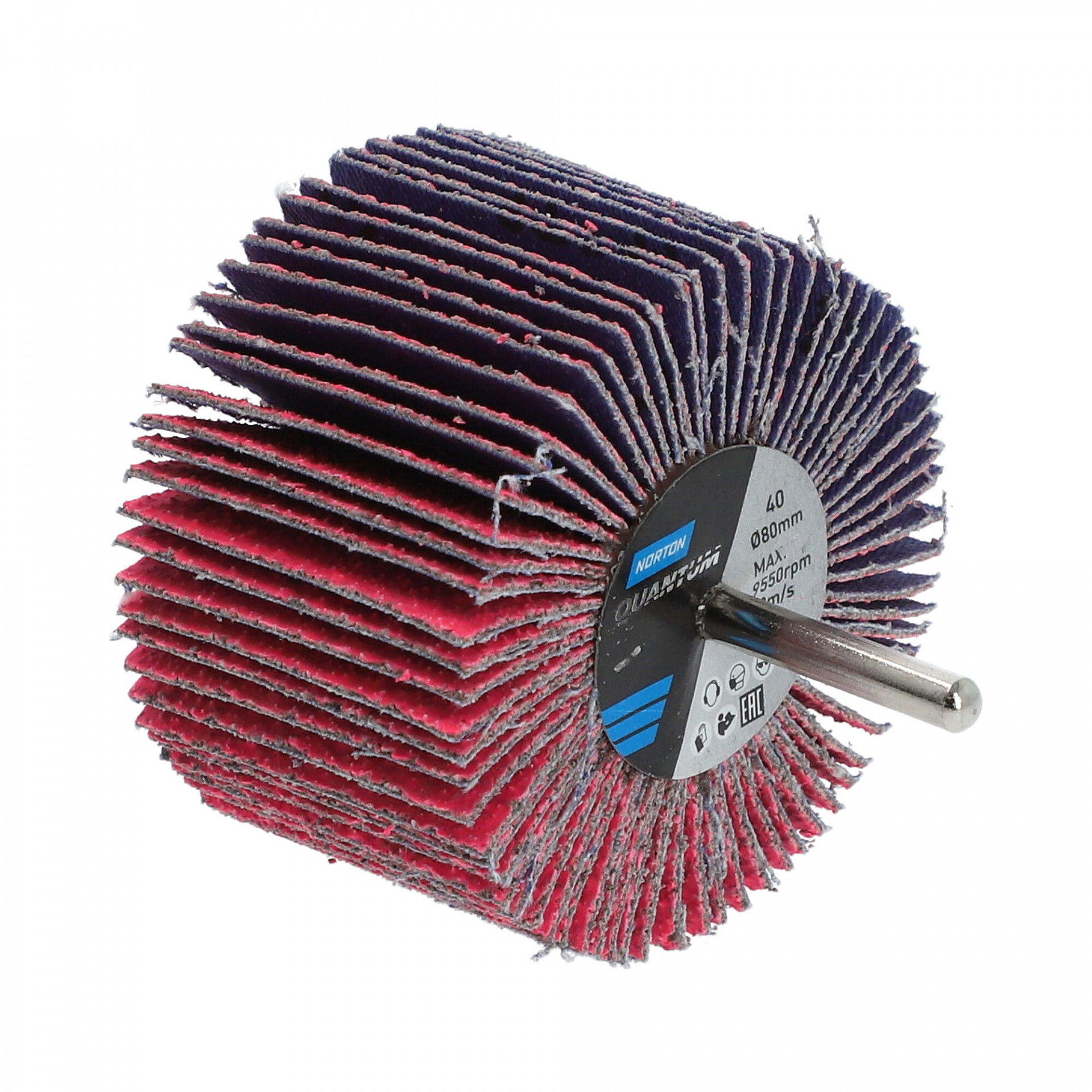 Norton Quantum R928 csapos lamellás csiszolókorong Ø80x50x6mm P40, 10 db/csomag termék fő termékképe