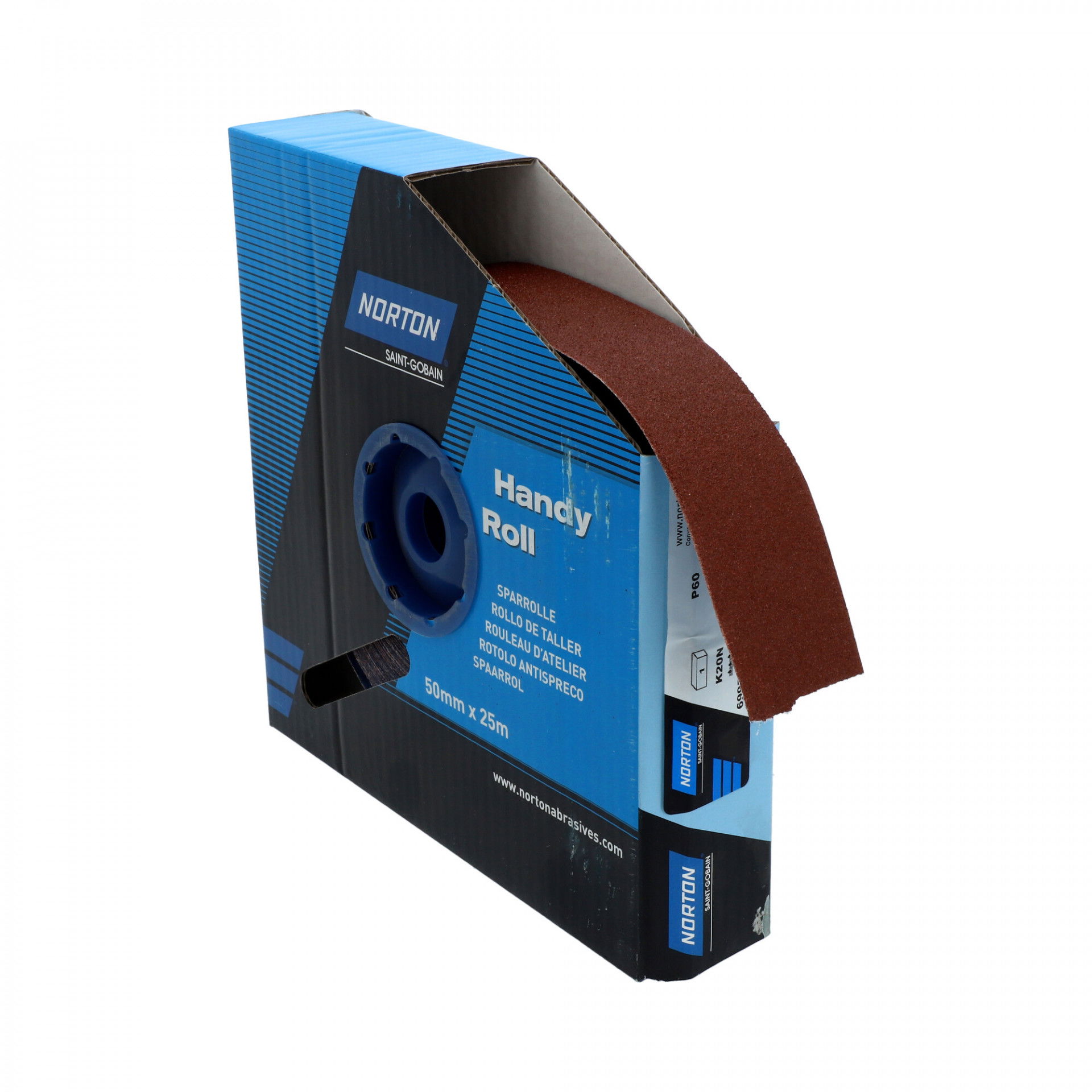 Norton K20N csiszolóvászon műhelytekercs 50mmx25m P60 termék fő termékképe