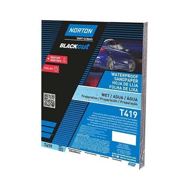 Norton T419 vízálló csiszolópapír 230x280mm P400, 200db/csomag termék fő termékképe