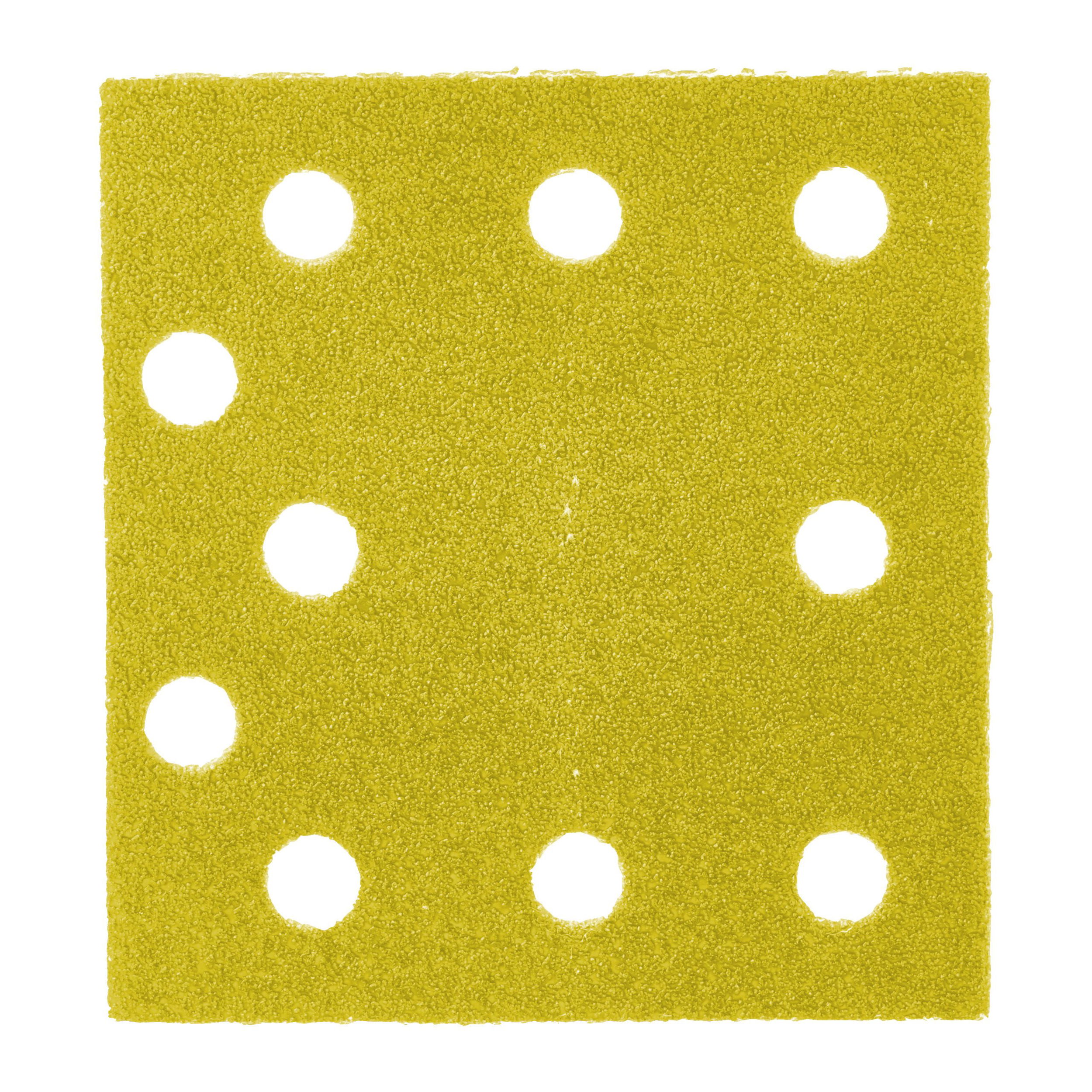 Milwaukee HP tépőzáras csiszolólap, 115x107 mm, 10 lyukú, 320-as finomság, 10 db/csomag termék fő termékképe