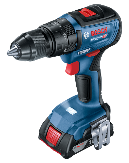 Bosch GSB 18V-50 akkus ütvefúró-csavarozó (2 x 2.0 Ah Li-ion akkuval, L-Case kofferben) termék fő termékképe